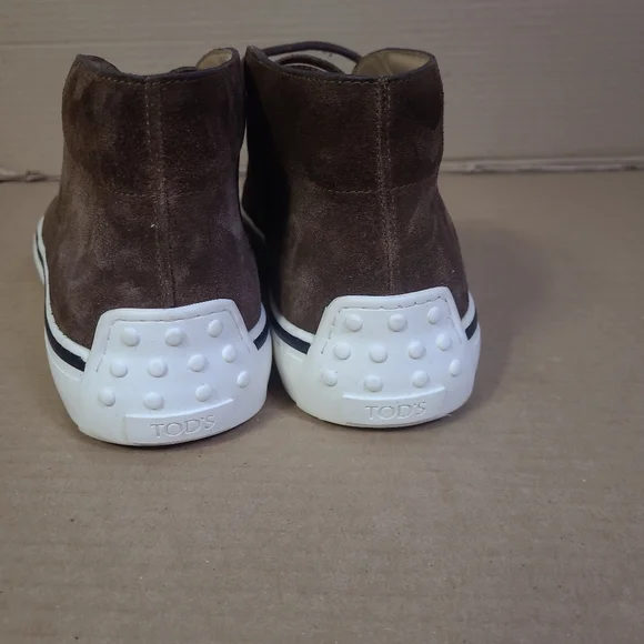 Tod's Suede Brown Desert Boot Sneaker Casual Men Sz 12 - Picture 5 of 16
